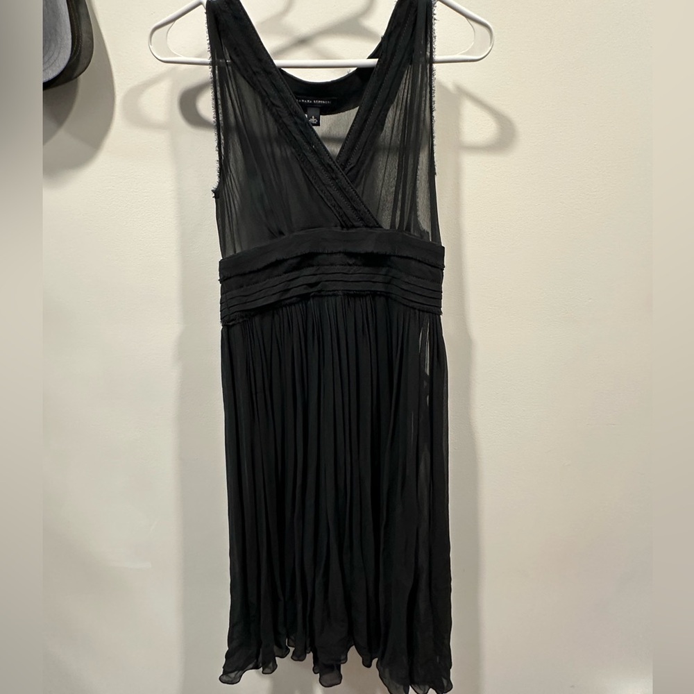 Sheer black dress